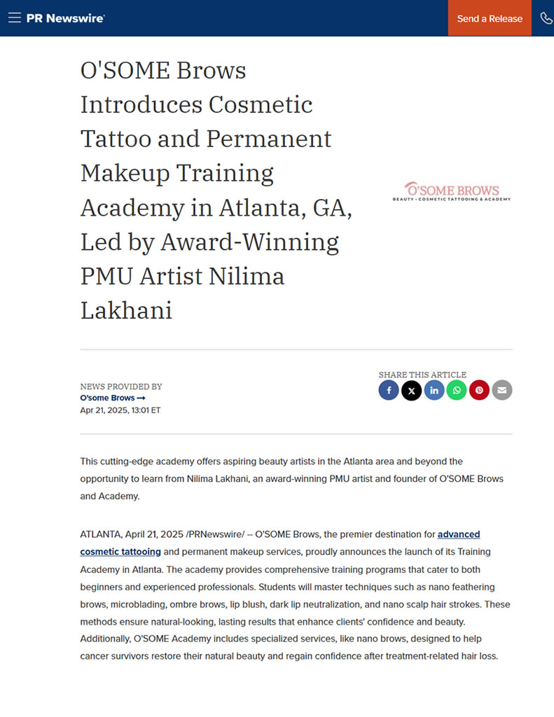 PR Newswire article